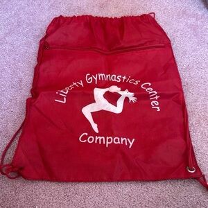 Liberty Gymnastics Red Drawstring Bag